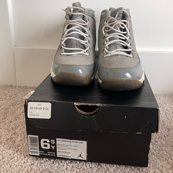 Jordan 9 cool grey 2012 GS - Picture 4 of 7